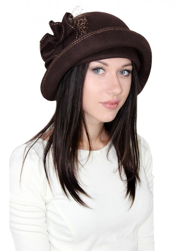 Фетровые шапки для женщин 60 лет